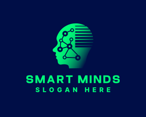 Genius Mind Technology logo design