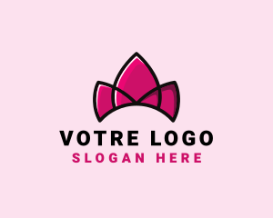 Queen - Royal Tulip Tiara logo design