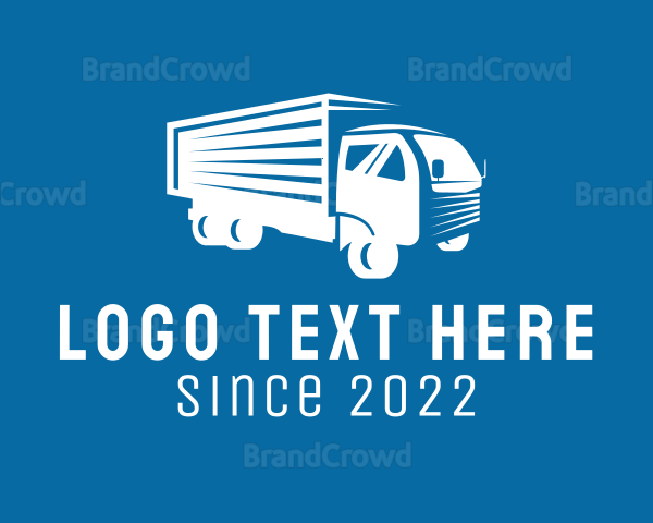 Marketing Truck Logistics Logo