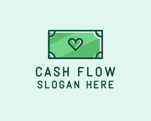 Love Heart Money logo design