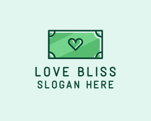 Love - Love Heart Money logo design