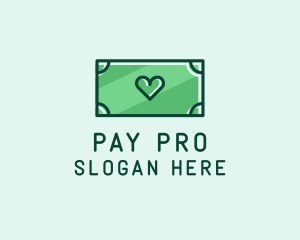 Payment - Love Heart Money logo design