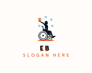 Disabled Basketball Paralympic Logo