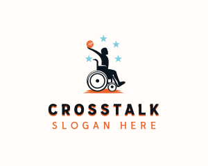 Disabled Basketball Paralympic Logo