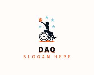 Organizations - Disabled Basketball Paralympic logo design