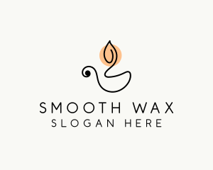 Candle Light Spa logo design