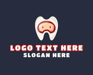 Astronaut - Tooth Helmet Dental logo design