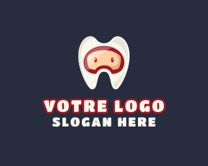 Molar - Tooth Helmet Dental logo design