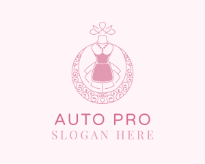 Dress - Fancy Lace Mannequin logo design