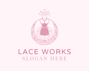 Fancy Lace Mannequin logo design