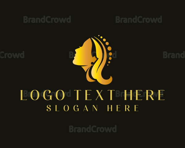 Woman Beauty Hair Logo