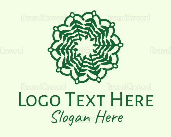 Nature Fern Pattern Logo