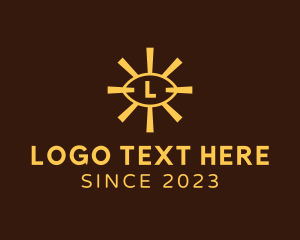 Ancient - Sunrays Aztec Tribe logo design
