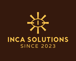 Inca - Sunray Aztec Tribe logo design