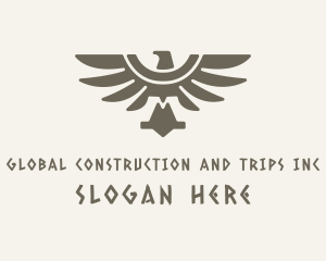 Ethnic Mayan Eagle Logo