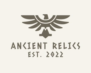 Artifact - Ethnic Mayan Eagle logo design