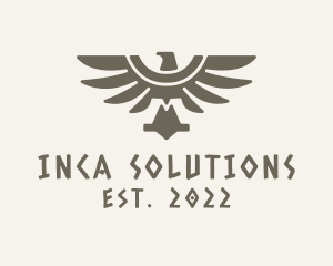 Inca - Ethnic Mayan Eagle logo design