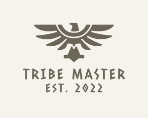 Ethnic Mayan Eagle logo design