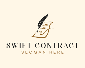 Contract - Law Quill Publishing logo design