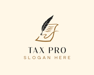 Tax - Law Quill Publishing logo design
