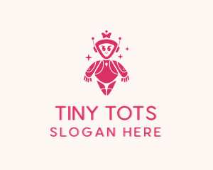 Toddler - Girl Robot Toy logo design