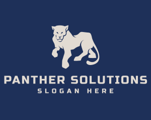 Wild Panther Feline  logo design