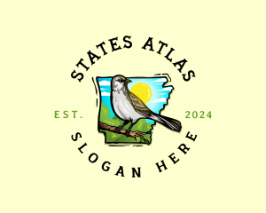 Arkansas Northern Mockingbird logo design