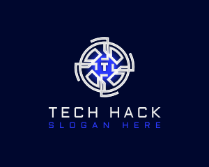 Digital Cryptocurrency Tech logo design