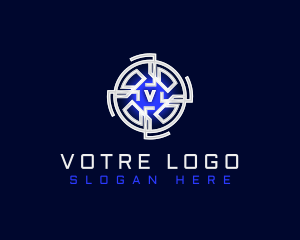 Stock - Digital Cryptocurrency Tech logo design