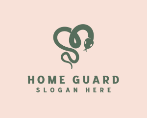 Pet Snake Veterinary logo design