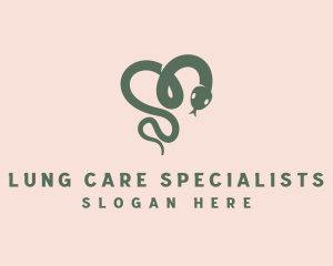 Pet Snake Veterinary logo design