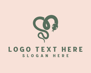 Pet Snake Veterinary Logo