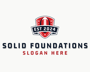 Goal Post - American Football Sports Tournament logo design