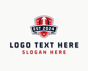 Competition - American Football Sports Tournament logo design