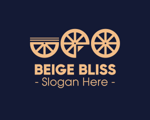 Beige - Pie Chart Wheels logo design