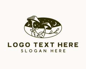 Stylist - Mushroom Plant Magical logo design