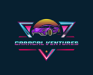 Retro Car Detailing logo design