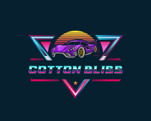 Retro Car Detailing logo design