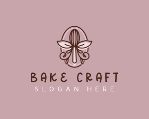 Whisk Baking Dessert logo design