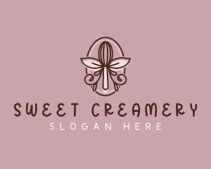 Whisk Baking Dessert logo design