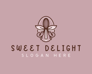 Whisk Baking Dessert logo design