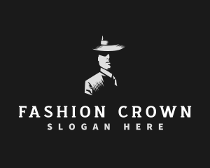 Gentleman Fashion Hat logo design