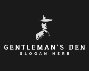 Gentleman Fashion Hat logo design