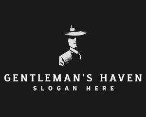 Gentleman Fashion Hat logo design