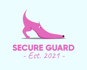 Scent - Pink Shoe Dog logo design