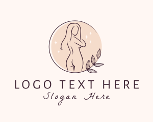 Aesthetic - Aesthetic Nude Woman Body logo design