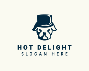 Dog Magician Hat  logo design