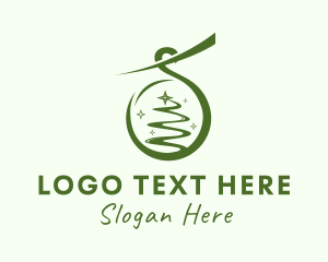 Green - Green Christmas Ornament logo design