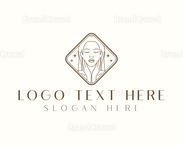 Cosmetic Face Lady Logo