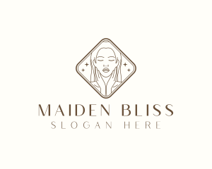 Cosmetic Face Lady logo design